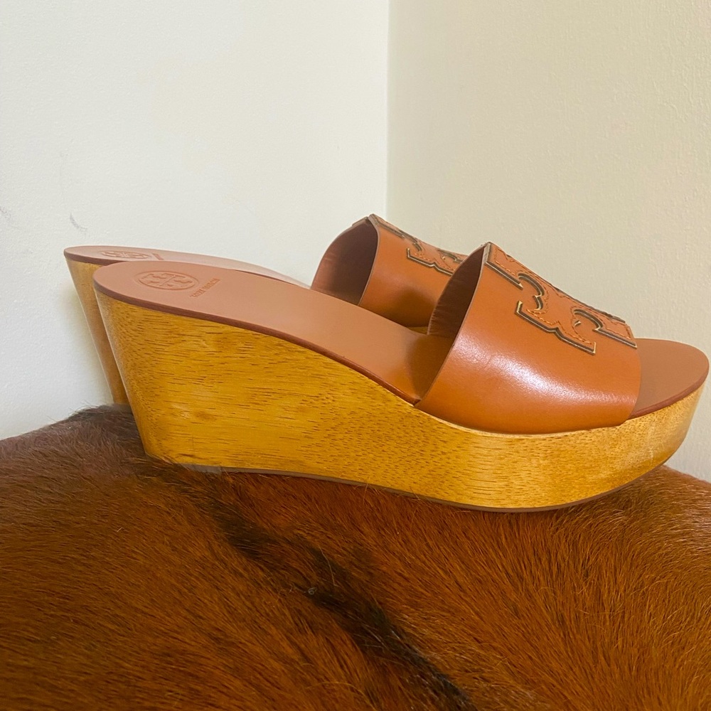 Tori Burch wooden clogs